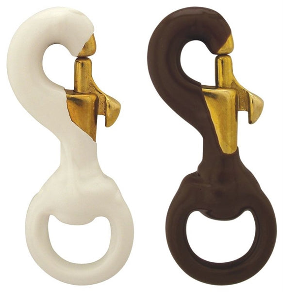  Flagpole Brass Snap Hooks with Rubber Coating