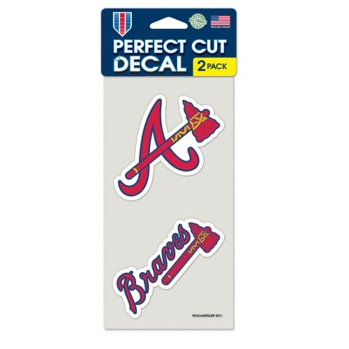Atlanta Braves Decal Sticker Pack From Flags Unlimited
