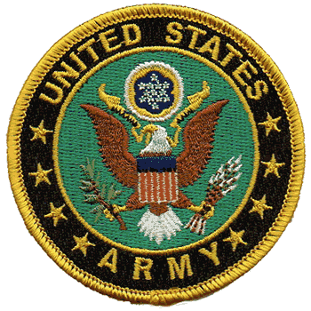 Military Flag Patch Iron On Patches - From Flags Unlimited