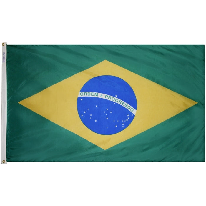 Brazil Flag - Nylon - 6' x 10'