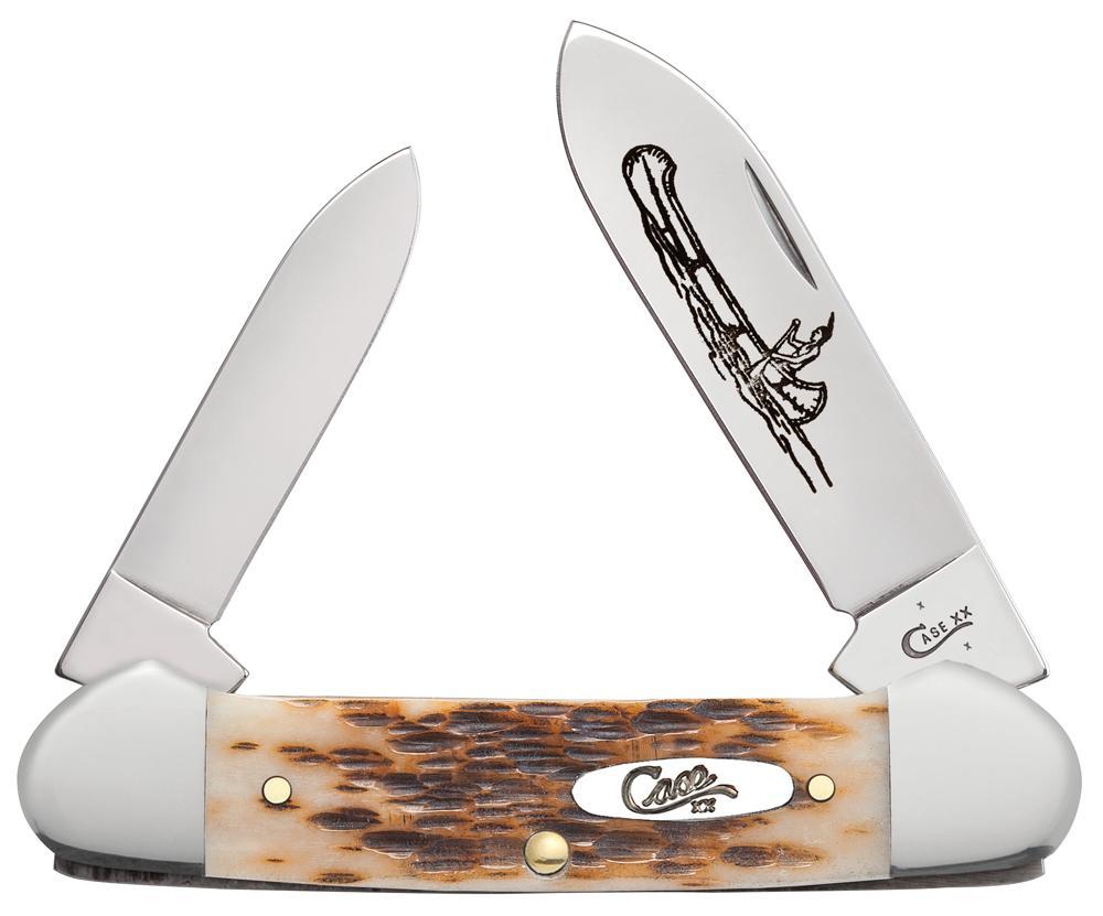 Case WR XX Pocket Knife Fishing Knife Amber Jig  