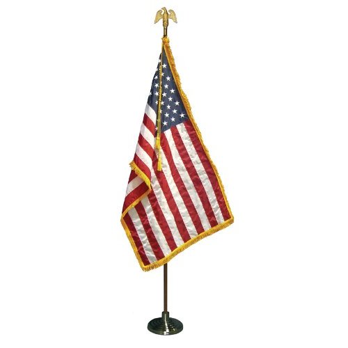 Indoor American U.S. flag sets from Flags Unlimited