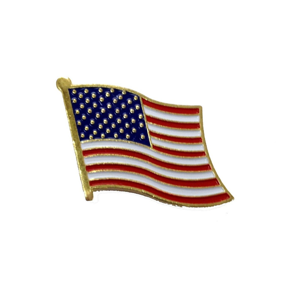 American Flag Lapel Pins - 24-Pack USA Pins, Patriotic US Flag Pins for National